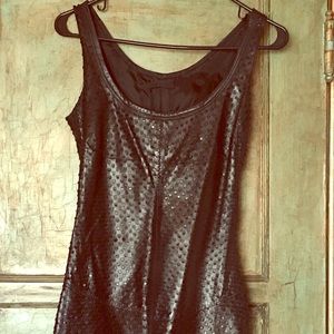 Vintage Helmut Lang deconstructed leather dress